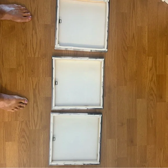 Ethereal Purple and Blue Tree Triptych Art Prints - Picture 2 of 3